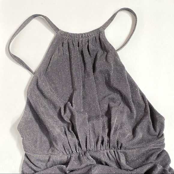 Show me your mumu weddings gray silver backless sleeveless Amanda maxi dress - Picture 5 of 10